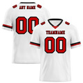 Custom White Classic Style Red Personalized Authentic Football Jersey FBJ02-bc0f0ab