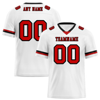 Custom White Classic Style Red Personalized Authentic Football Jersey FBJ02-bc0f0ab