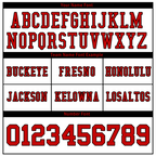 Custom White Classic Style Red Personalized Authentic Football Jersey FBJ02-bc0f0ab