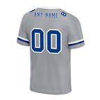 Custom Grey Classic Style Blue Personalized Authentic Football Jersey FBJ02-bc0f0ac