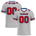 Custom Grey Classic Style Red Personalized Authentic Football Jersey FBJ02-bc0f0ad
