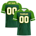 Custom Green Raglan Sleeves White Personalized Authentic Football Jersey FBJ02-bc0f0af