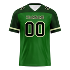 Custom Green Raglan Sleeves Black Personalized Authentic Football Jersey FBJ02-bc0f0ba