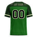 Custom Green Raglan Sleeves Black Personalized Authentic Football Jersey FBJ02-bc0f0ba