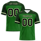 Custom Green Raglan Sleeves Black Personalized Authentic Football Jersey FBJ02-bc0f0ba