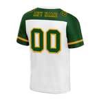 Custom White Green Raglan Sleeves Green Personalized Authentic Football Jersey FBJ02-bc0f0b7