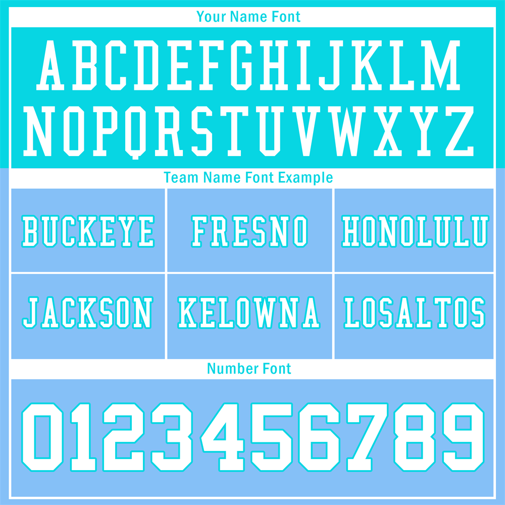 Custom Blue Aqua Raglan Sleeves White Personalized Authentic Football Jersey FBJ02-bc0f0b8