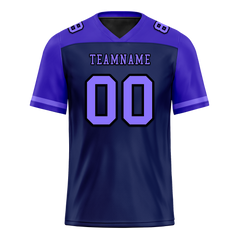 Custom Black Purple Raglan Sleeves Purple Personalized Authentic Football Jersey FBJ02-bc0f0c0