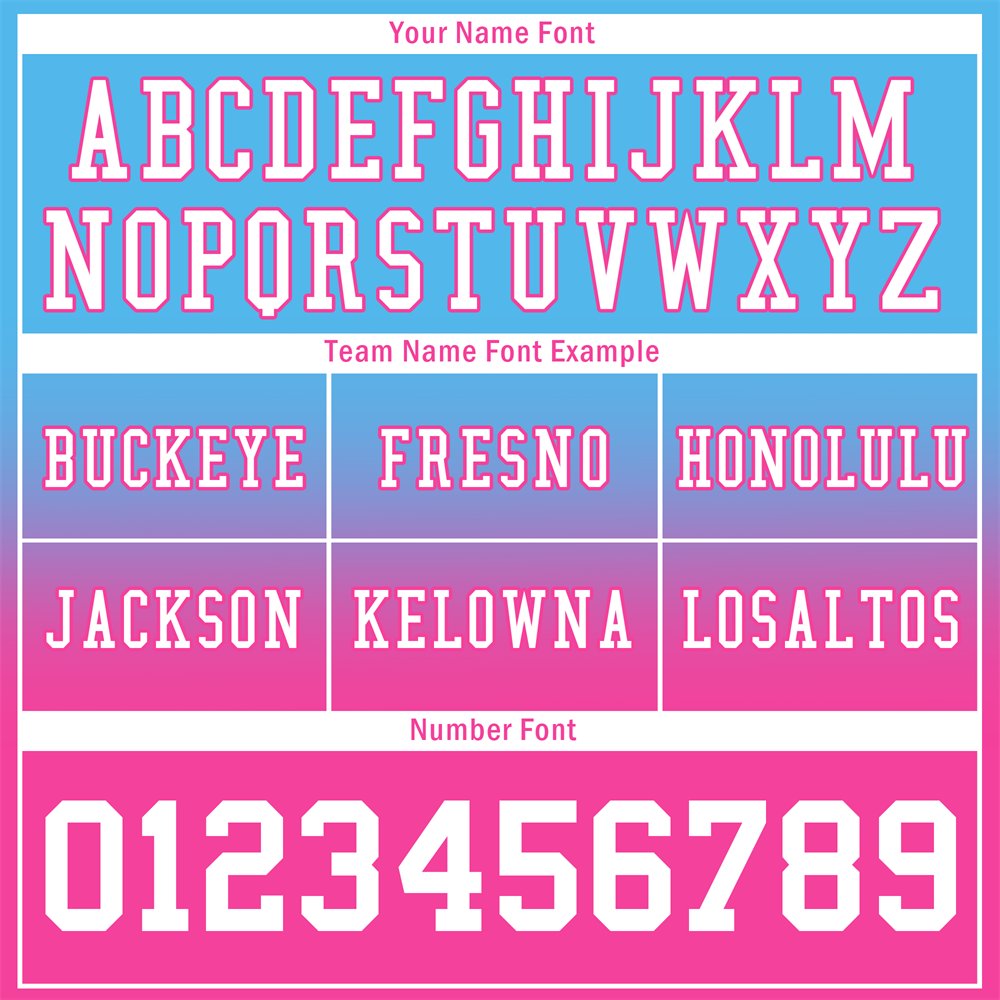 Custom Aqua Pink Fade Fashion White Personalized Authentic Football Jersey FBJ02-bc0f0ca