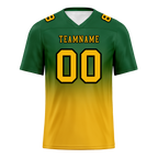 Custom Green Yellow Fade Fashion Yellow Personalized Authentic Football Jersey FBJ02-bc0f0cd