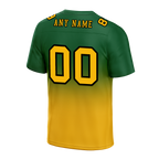 Custom Green Yellow Fade Fashion Yellow Personalized Authentic Football Jersey FBJ02-bc0f0cd