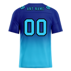 Custom Blue Aqua Fade Fashion Aqua Personalized Authentic Football Jersey FBJ02-bc0f0ce