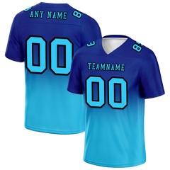 Custom Blue Aqua Fade Fashion Aqua Personalized Authentic Football Jersey FBJ02-bc0f0ce