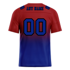 Custom Brown Blue Fade Fashion Blue Personalized Authentic Football Jersey FBJ02-bc0f0cf