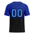 Custom Blue Black Fade Fashion Blue Personalized Authentic Football Jersey FBJ02-bc0f0c7
