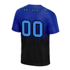 Custom Blue Black Fade Fashion Blue Personalized Authentic Football Jersey FBJ02-bc0f0c7
