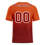 Custom Orange Brown Fade Fashion Brown Personalized Authentic Football Jersey FBJ02-bc0f0c8