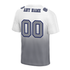 Custom White Grey Fade Fashion Grey Personalized Authentic Football Jersey FBJ02-bc0f0c9