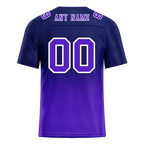 Custom Black Purple Fade Fashion Purple Personalized Authentic Football Jersey FBJ02-bc0f0d0