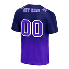 Custom Black Purple Fade Fashion Purple Personalized Authentic Football Jersey FBJ02-bc0f0d0