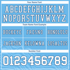 Custom Blue Sleeve Stripes White Personalized Authentic Football Jersey FBJ02-bc0f0db
