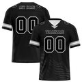 Custom Black Sleeve Stripes Black Personalized Authentic Football Jersey FBJ02-bc0f0dc