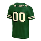 Custom Green Sleeve Stripes Yellow Personalized Authentic Football Jersey FBJ02-bc0f0de