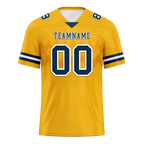 Custom Yellow Sleeve Stripes Black Personalized Authentic Football Jersey FBJ02-bc0f0d7