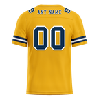 Custom Yellow Sleeve Stripes Black Personalized Authentic Football Jersey FBJ02-bc0f0d7