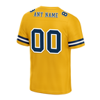 Custom Yellow Sleeve Stripes Black Personalized Authentic Football Jersey FBJ02-bc0f0d7