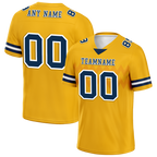Custom Yellow Sleeve Stripes Black Personalized Authentic Football Jersey FBJ02-bc0f0d7