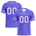 Custom Purple Sleeve Stripes Grey Personalized Authentic Football Jersey FBJ02-bc0f0d8