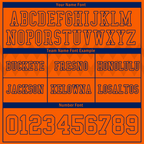 Custom Orange Sleeve Stripes Orange Personalized Authentic Football Jersey FBJ02-bc0f0e0