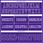 Custom Purple Sleeve Stripes Purple Personalized Authentic Football Jersey FBJ02-bc0f0ea