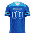 Custom Blue Sleeve Stripes Blue Personalized Authentic Football Jersey FBJ02-bc0f0eb