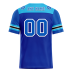 Custom Blue Sleeve Stripes Blue Personalized Authentic Football Jersey FBJ02-bc0f0eb