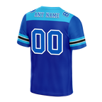 Custom Blue Sleeve Stripes Blue Personalized Authentic Football Jersey FBJ02-bc0f0eb