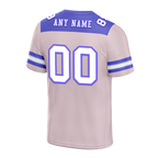 Custom Pink Sleeve Stripes White Personalized Authentic Football Jersey FBJ02-bc0f0e7