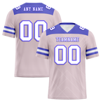 Custom Pink Sleeve Stripes White Personalized Authentic Football Jersey FBJ02-bc0f0e7