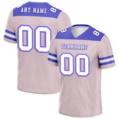 Custom Pink Sleeve Stripes White Personalized Authentic Football Jersey FBJ02-bc0f0e7