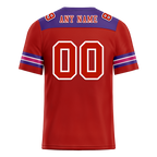 Custom Red Sleeve Stripes Red Personalized Authentic Football Jersey FBJ02-bc0f0e9