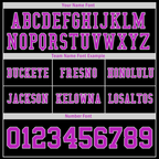 Custom Black Sleeve Stripes Purple Personalized Authentic Football Jersey FBJ02-bc0f0fa