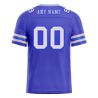 Custom Purple Sleeve Stripes White Personalized Authentic Football Jersey FBJ02-bc0f070