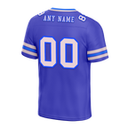 Custom Purple Sleeve Stripes White Personalized Authentic Football Jersey FBJ02-bc0f070