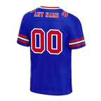 Custom Blue Sleeve Stripes Brown Personalized Authentic Football Jersey FBJ02-bc0f07e