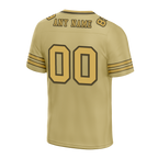 Custom Yellow Sleeve Stripes Yellow Personalized Authentic Football Jersey FBJ02-bc0f080