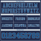 Custom Black Sleeve Stripes Blue Personalized Authentic Football Jersey FBJ02-bc0f08d