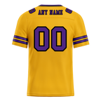 Custom Yellow Sleeve Stripes Purple Personalized Authentic Football Jersey FBJ02-bc0f08f