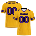 Custom Yellow Sleeve Stripes Purple Personalized Authentic Football Jersey FBJ02-bc0f08f