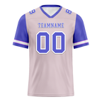 Custom Pink Purple Two Tone Purple Personalized Authentic Football Jersey FBJ02-bc0f09c